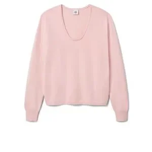 CAbi Sweaters Salecabi 225 Pink Womens Long Sleeve Vneck